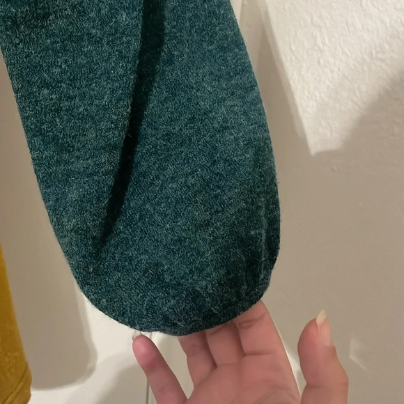 Aryeh Teal and Yellow Long Sleeve Dress Size M - Picture 5 of 5